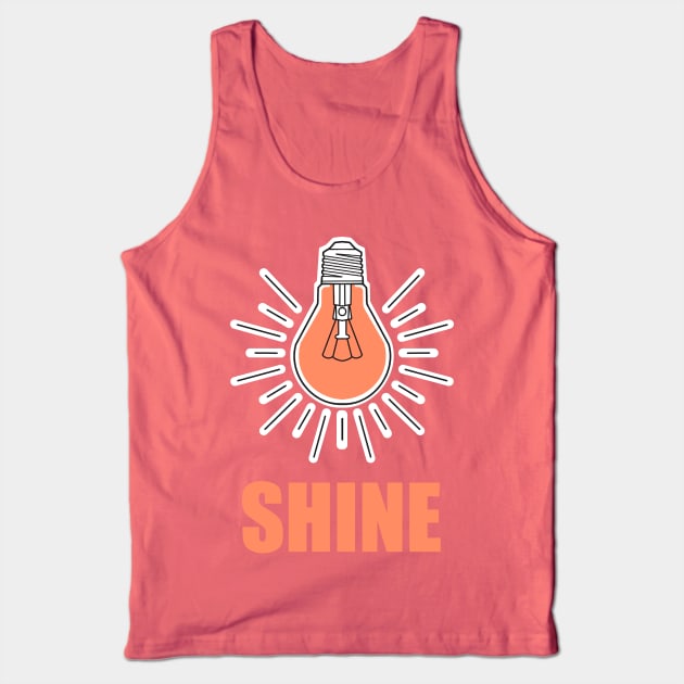 shine bright lightbulb Tank Top by weilertsen